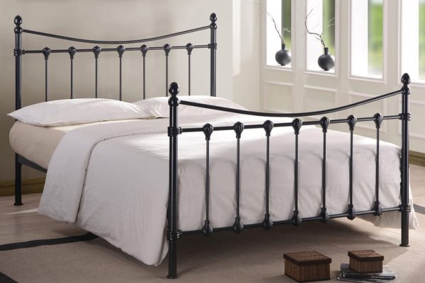 Time Living Florida Black Bed Frame Single