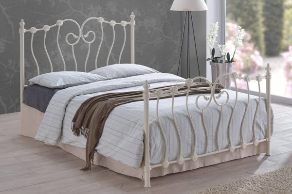 Time Living Inova Ivory Bed Frame Small Double