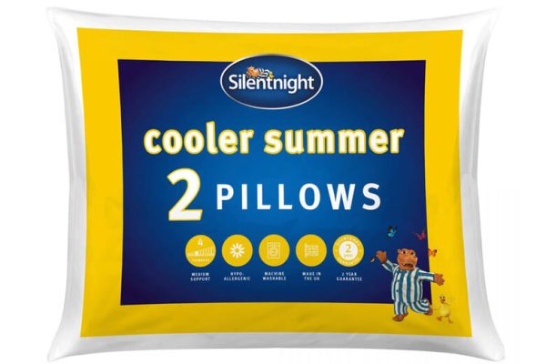 Silentnight Cooler Summer Pillow Twin Pack Pillow