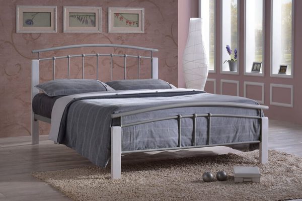 Time Living Tetras White Bed Frame Single