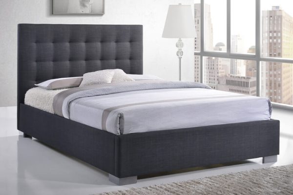 Time Living Nevada Grey Bed Frame King Size