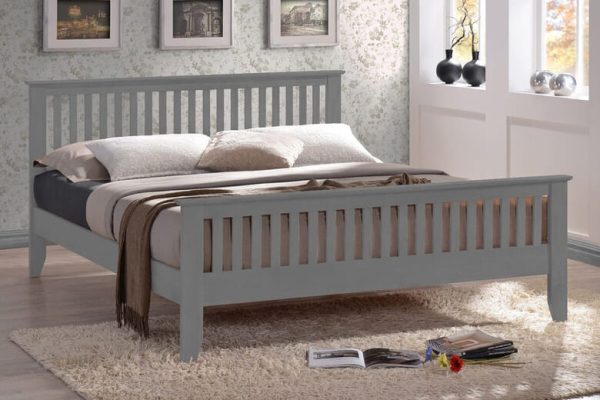 Time Living Turin Grey Bed Frame Double