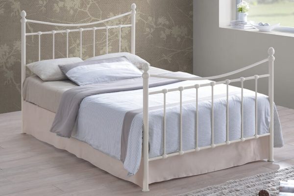 Time Living Alderley Ivory Bed Frame Double