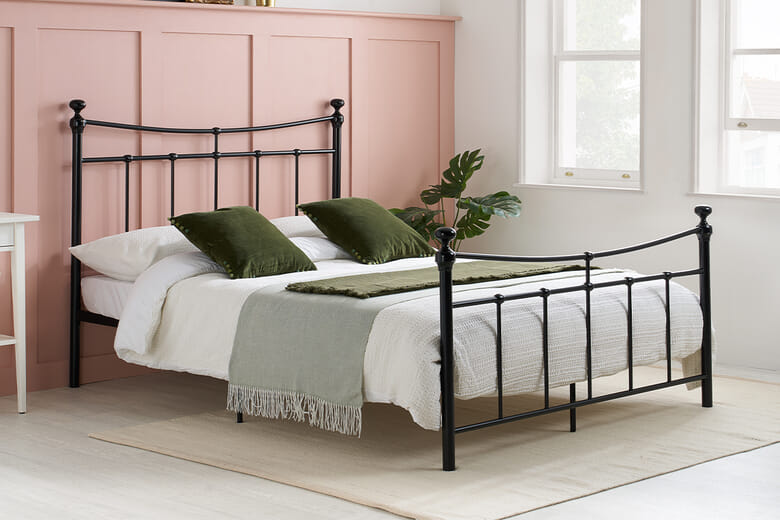 Birlea Emily Black Bed Double