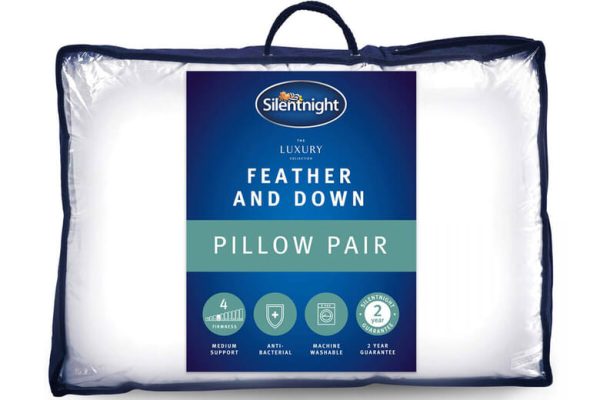 Silentnight Feather and Down Pillow Pair Pillow