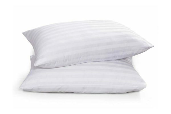 Sarah Jayne Satin Stripe Cotton Pillow Pillow