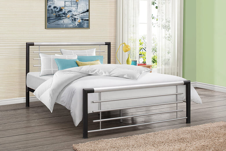 Birlea Faro Metallic Bed Double