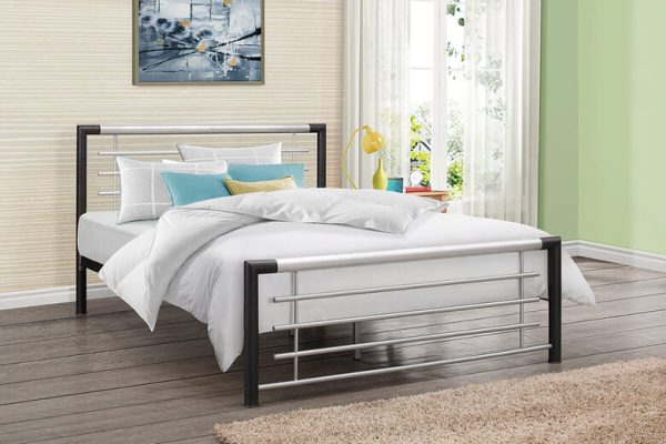 Birlea Faro Metallic Bed Single