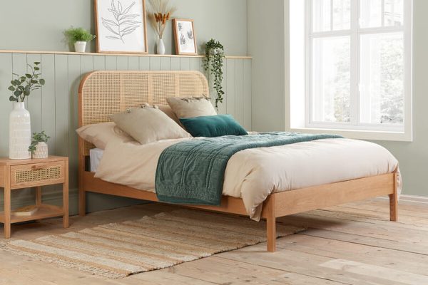 Birlea Margot Rattan Oak Bed King Size