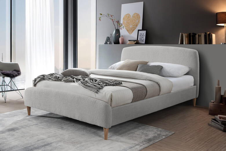 Birlea Otley Grey Fabric Bed Double