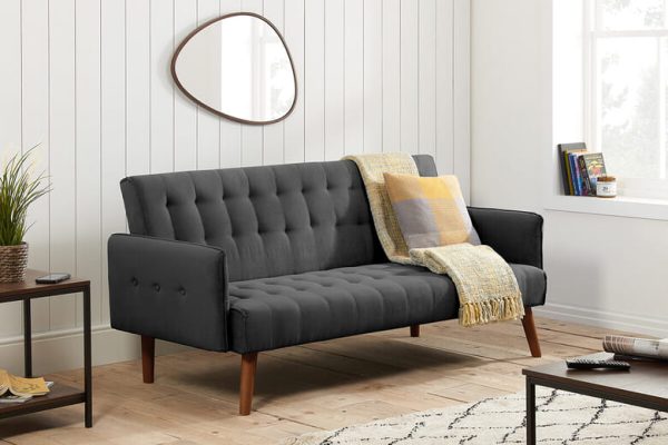 Birlea Hudson Grey Sofa Bed Sofa Bed