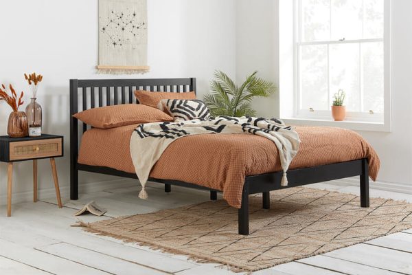 Birlea Nova Black Bed King Size