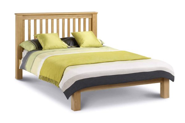 Julian Bowen Corsica Low Foot End Oak Bed Double