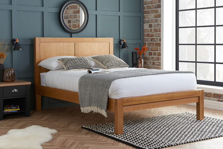 Birlea Bellevue Solid Oak Bed Double