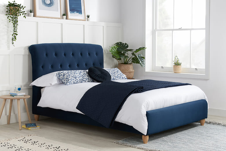 Birlea Brompton Midnight Blue Bed Double