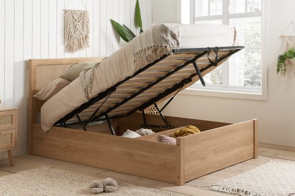 Birlea Croxley Rattan Ottoman Bed King Size