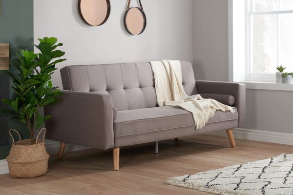 Birlea Ethan Grey Large Sofa Bed Sofa Bed