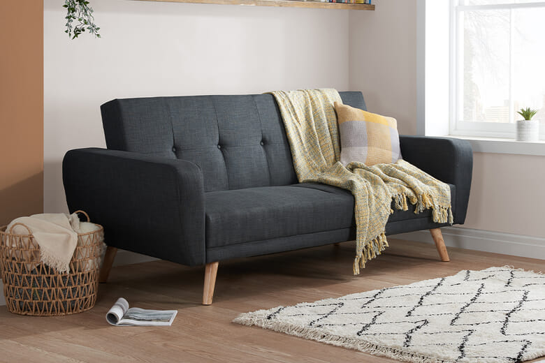 Birlea Farrow Grey Large Sofa Bed Sofa Bed