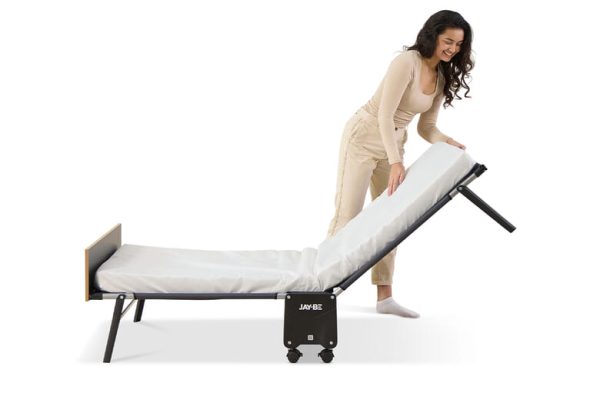 One Size Jay Be RE80 Rollaway Folding Bed with e Fibre Mattress