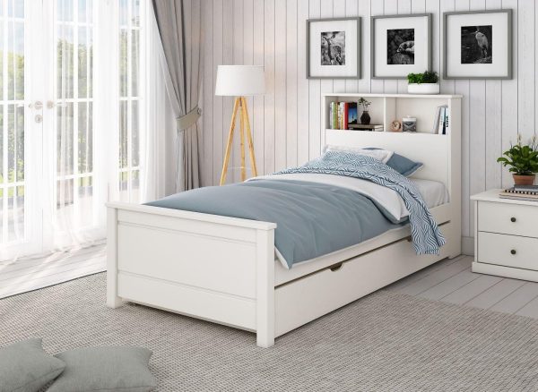 Northwood Storage w Trundle 30 Single White