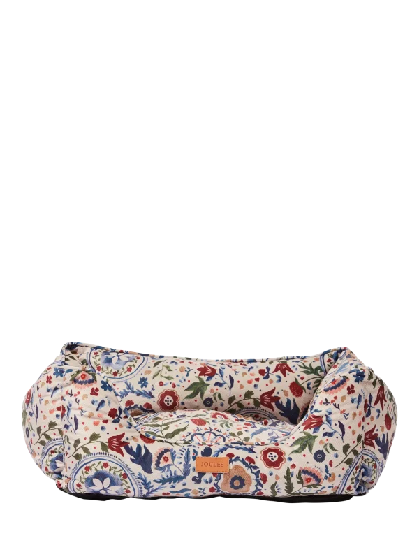 Joules Floral Box Dog Bed