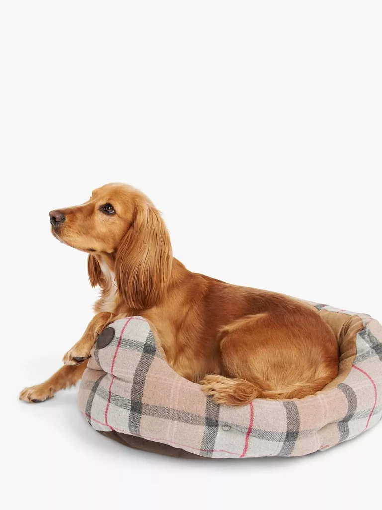 Barbour Pink Luxury Dog Bed