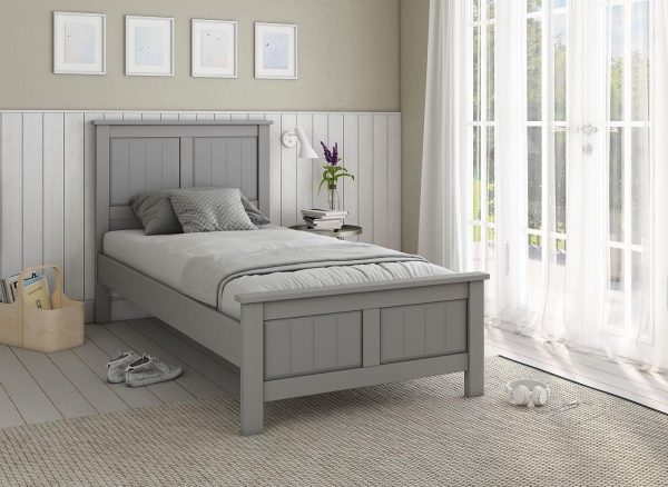 Northwood Wooden Bed Frame 30 Single Grey