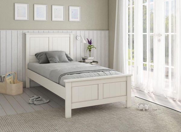 Northwood Wooden Bed Frame 30 Single White