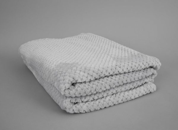 Team GB Super Soft Waffle Blanket Grey