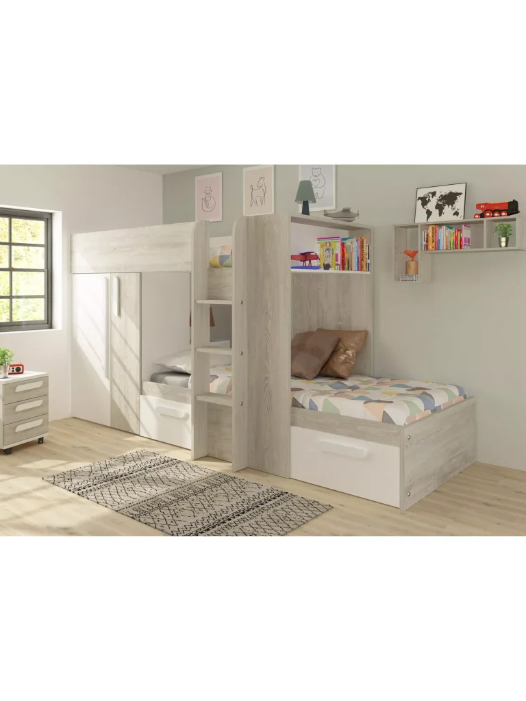 Kids Avenue Barca Bunkbed European Single CascinaWhite