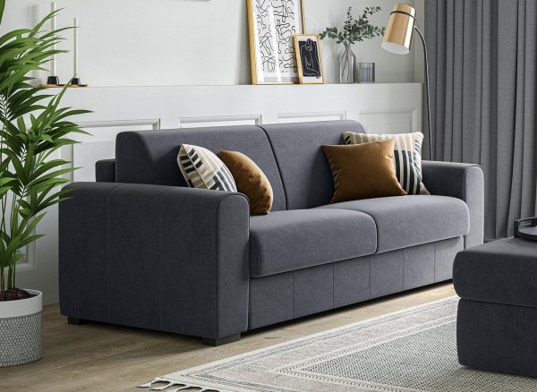 Verona 3 Seater Pull Out Sofa Bed Grey