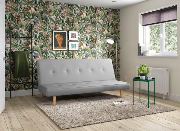 Eppy 2 Seater Clic Clac Sofa Bed Grey