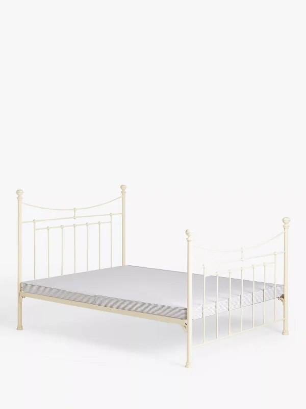 Wrought Iron And Brass Bed Co Lily Iron Non Sprung Platform Top Bed Frame King Size