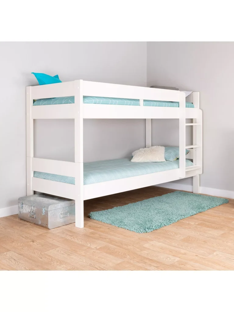 Stompa Compact Detachable Bunk Bed Single White