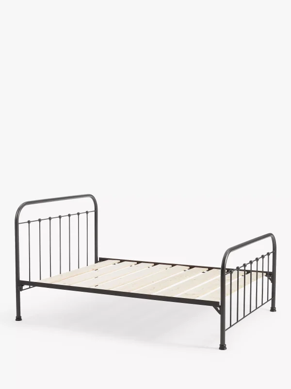 Wrought Iron And Brass Bed Co Edward Iron Bed Frame King Size Bronze