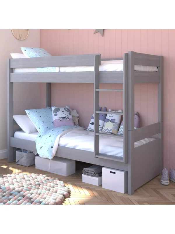 Stompa Detachable Bunk Bed Extra Long Single Grey