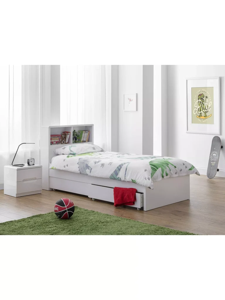 Julian Bowen Emma Bookcase Bedframe Single