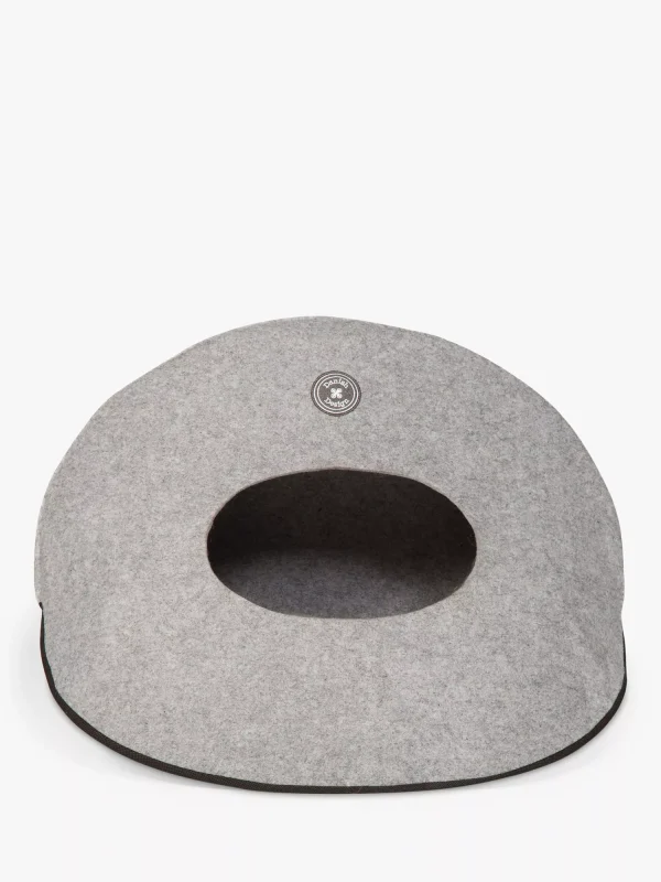 Danish Design Felt Pebble Cat Bed Grey