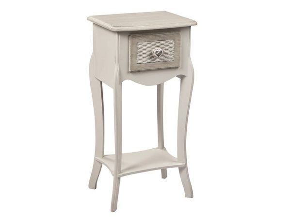 LPD Furniture Brittany 1 Drawer Bedside Chest