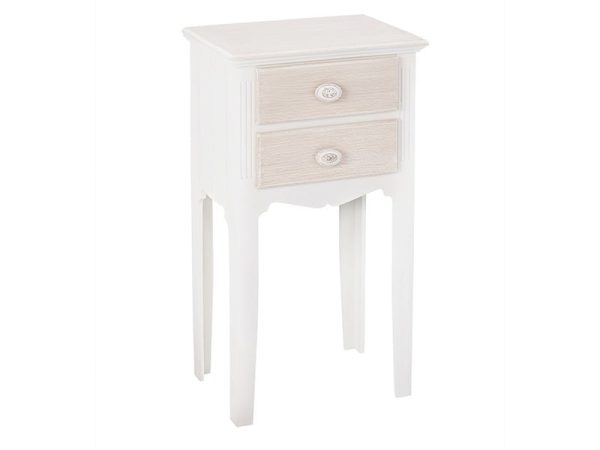 LPD Furniture Juliette 2 Drawer Table Bedside Chest