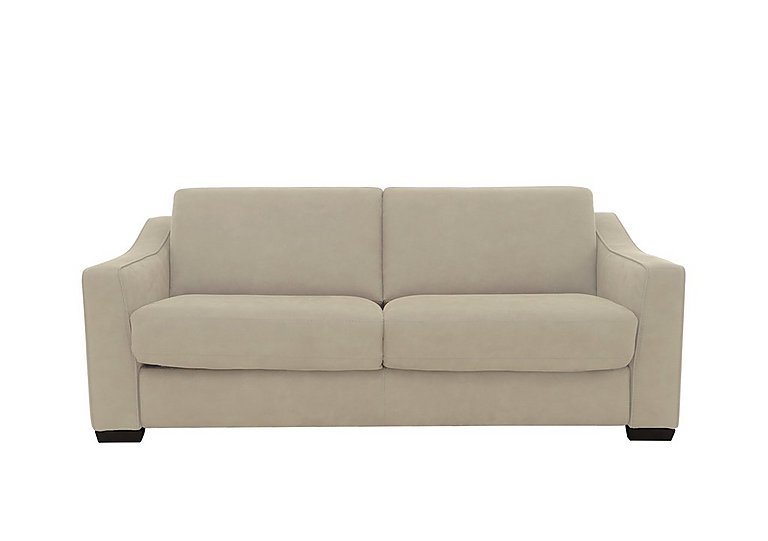 Optimus Space Saving Fabric Sofa Bed with Memory Foam Mattress Bisque