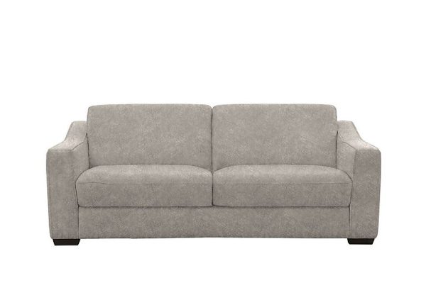 Optimus Space Saving Fabric Sofa Bed with Memory Foam Mattress Grey