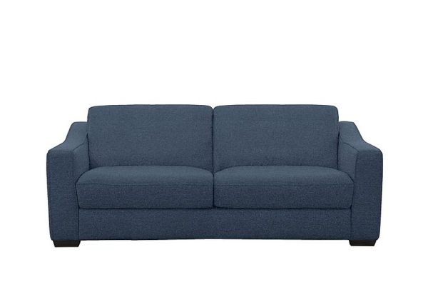 Optimus Space Saving Fabric Sofa Bed with Memory Foam Mattress R38 Blue