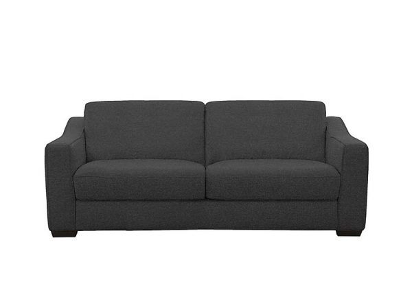 Optimus Space Saving Fabric Sofa Bed with Memory Foam Mattress R39 Charcoal