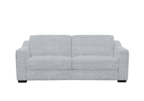 Optimus Space Saving Fabric Sofa Bed with Memory Foam Mattress Frost