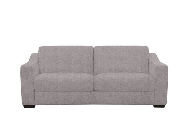 Optimus Space Saving Fabric Sofa Bed with Memory Foam Mattress R27 Pewter