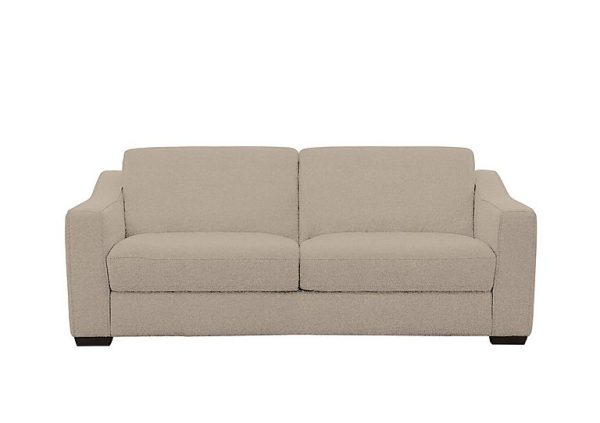 Optimus Space Saving Fabric Sofa Bed with Memory Foam Mattress R28 Beige