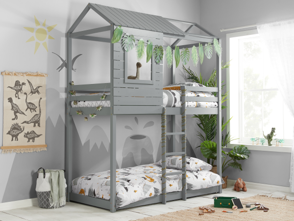 Birlea Adventure Bunk Bed Grey Bunk Bed