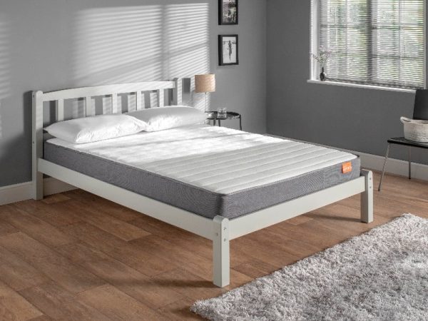 Snuggle Beds Amberley Small Double Light Grey Wood Wooden Bed