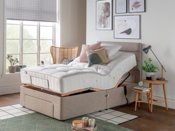 MiBed Asher 2150 Electric Bed 36 x 66 Custom Size 2 Drawer Divan Set Electric Bed